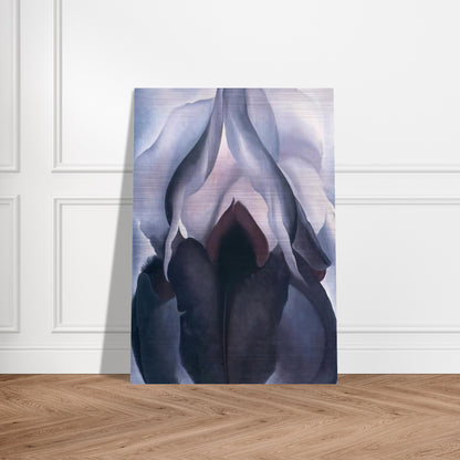 Black Iris III - Georgia O'Keeffe Brushed Aluminum Print - 70x100 cm / 28x40 inches | Georgia O'Keeffe Aluminum Print | Georgia O'Keeffe Prints