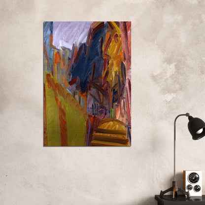 ALBERO DI FRONTE - Frank Auerbach Brushed Aluminum Print - 70x100 cm / 28x40 inches | Frank Auerbach Aluminum Print | Frank Auerbach Prints