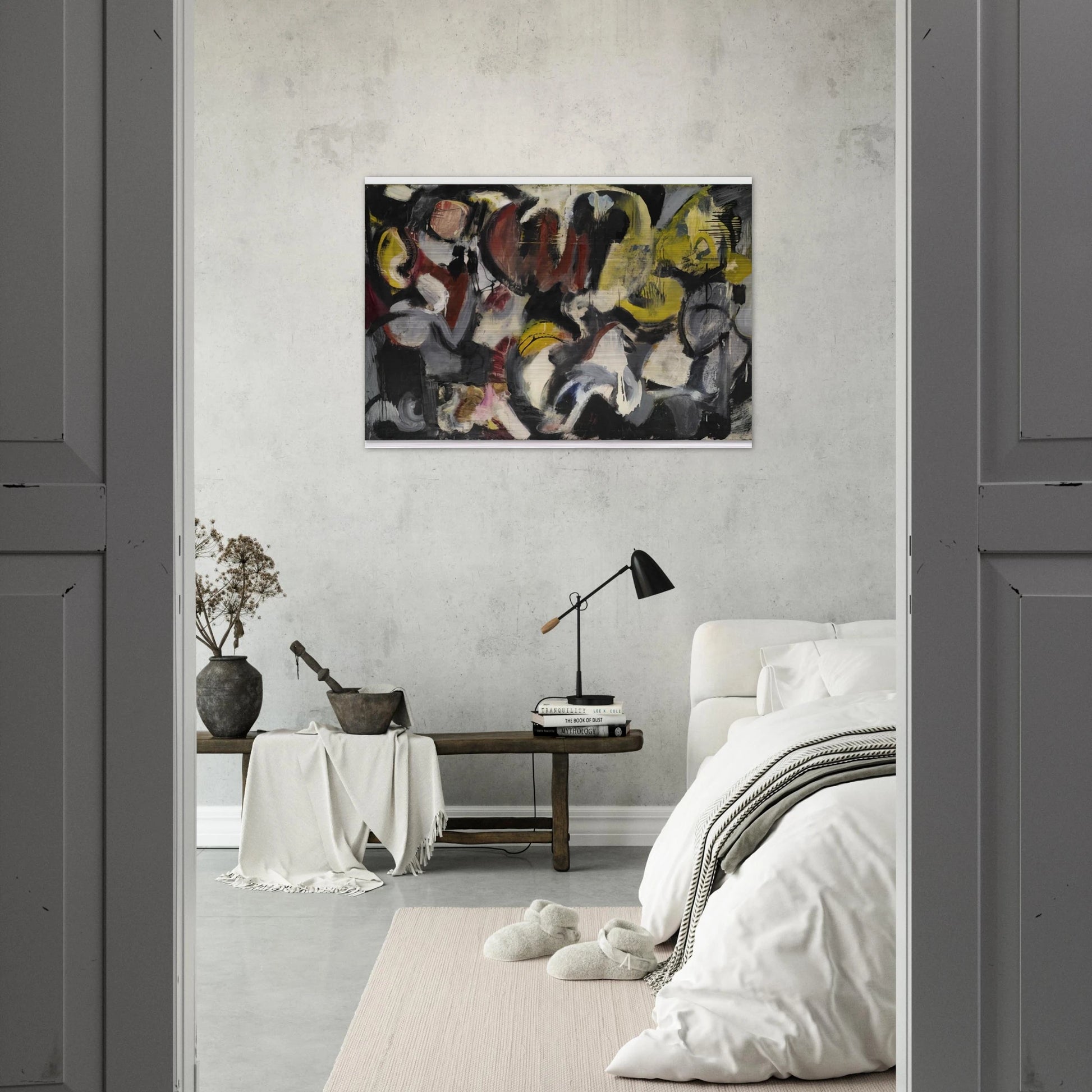 MONTHS AND MOONS 1950 - Grace Hartigan Brushed Aluminum Print - 70x100 cm / 28x40 inches | Grace Hartigan Aluminum Print | Grace Hartigan Prints