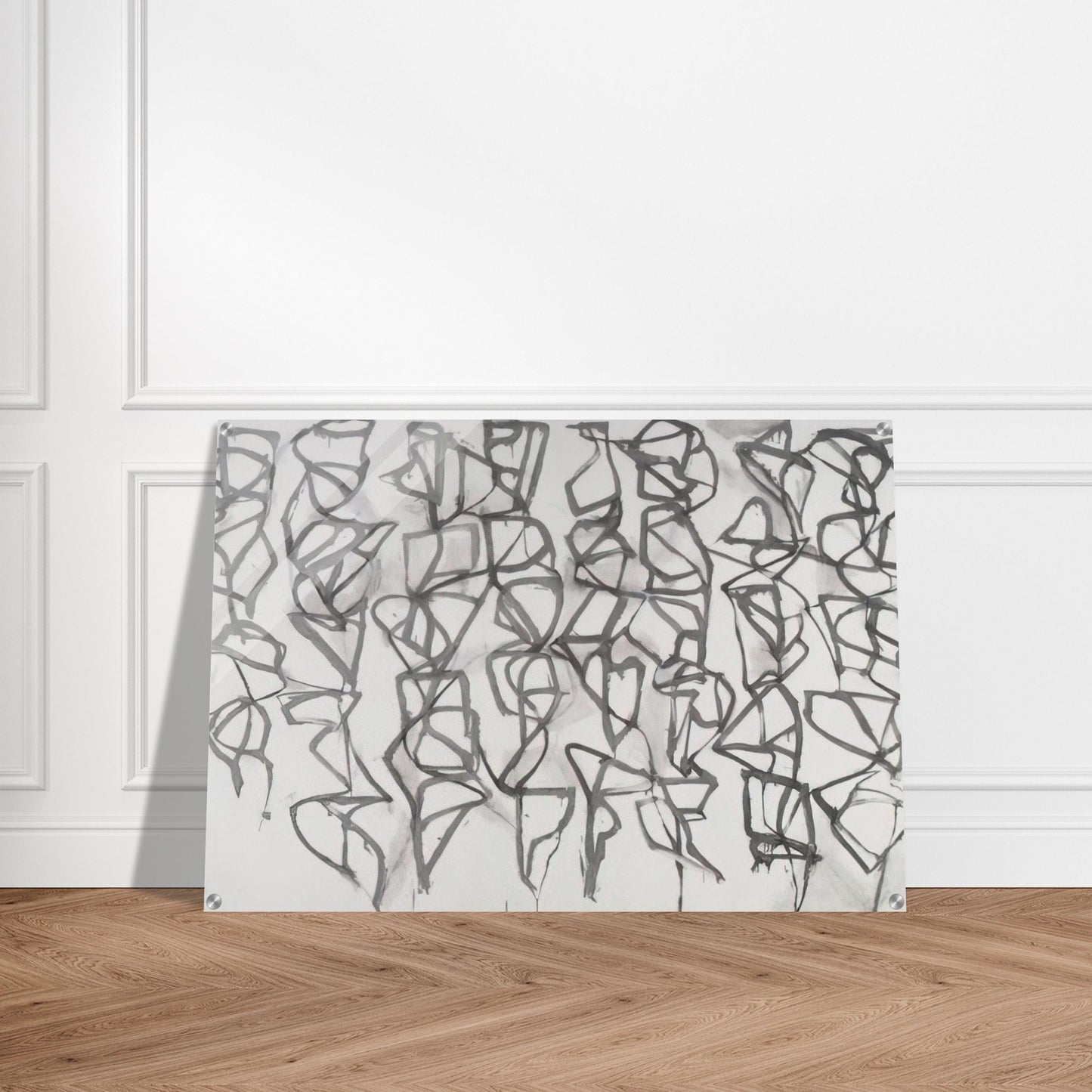 Cold Mountain I Path - 1989 - Brice Marden Acrylic Print - 70x100 cm / 28x40″ inches