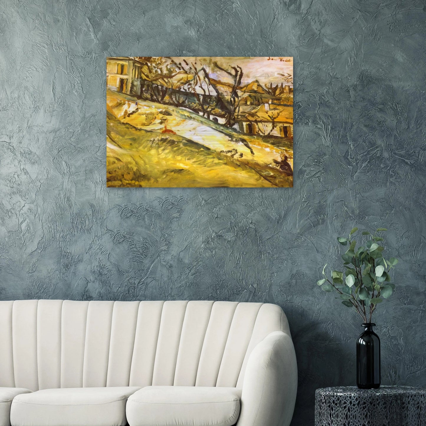 LANDSCAPE 1 - Chaim Soutine Brushed Aluminum Print - 70x100 cm / 28x40 inches | Chaim Soutine Aluminum Print | Chaim Soutine Prints