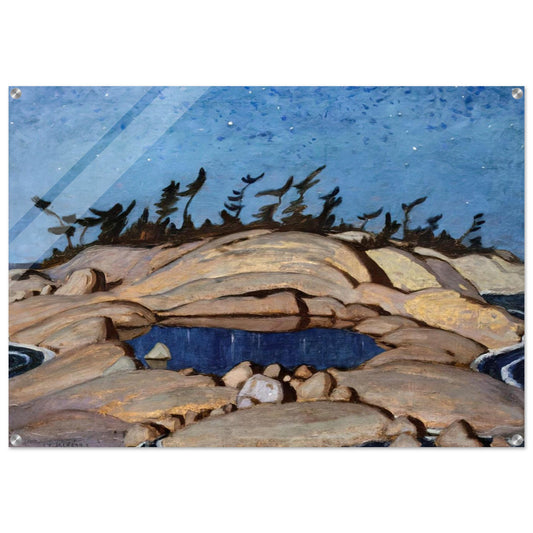 Night Pine Island - 1921 - A.Y. Jackson Acrylic Print - 70x100 cm / 28x40″ inches