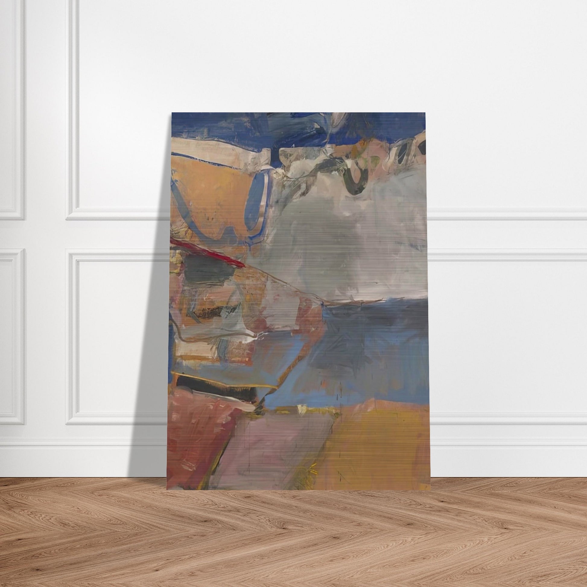 Berkeley #22 - Richard Diebenkorn Brushed Aluminum Print - 70x100 cm / 28x40 inches | Richard Diebenkorn Aluminum Print | Richard Diebenkorn Prints