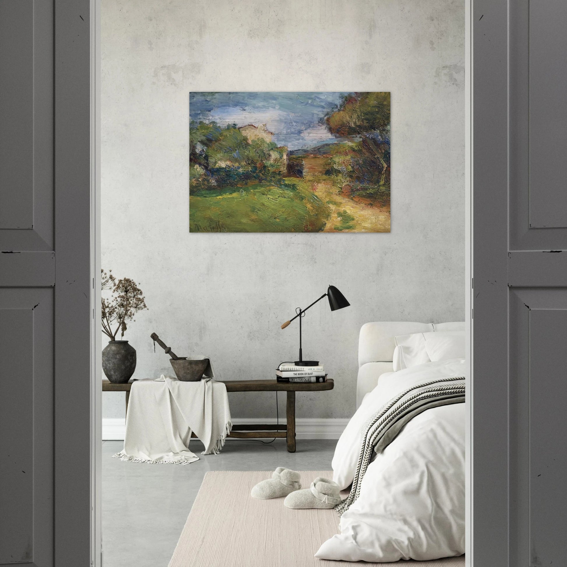 PETIT PAYSAGE CORSE 1898 - Henri Matisse Brushed Aluminum Print - 70x100 cm / 28x40 inches | Henri Matisse Aluminum Print | Henri Matisse Prints