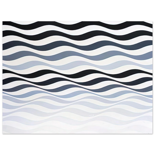 Bridget Riley - ARREST 3 1965  75x100 cm / 30x40inches Fine Art Poster
