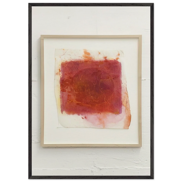 UNTITLED 2004 - Gotthard Graubner 70x100 cm / 28x40 inches Framed Art Print – Black Wooden Frame