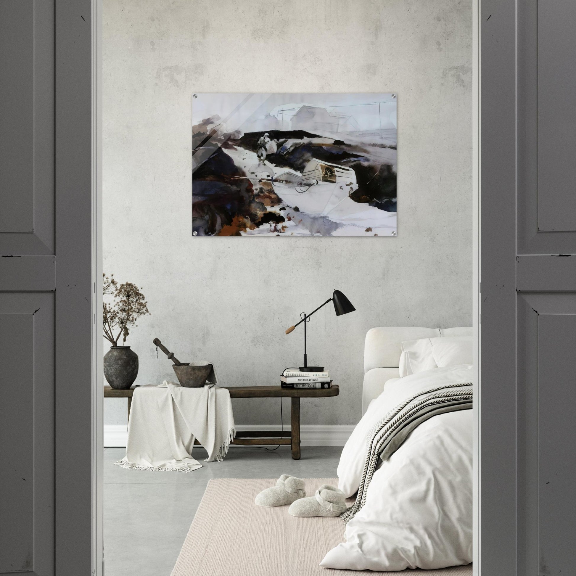 THE WHITE DORY 1941 - Andrew Wyeth Acrylic Print - 70x100 cm / 28x40″ inches