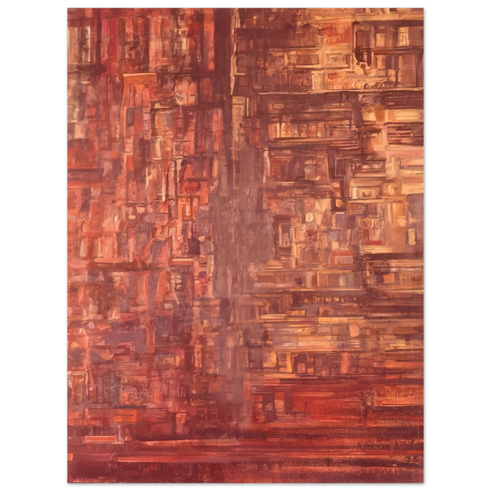 Maria Helena Vieira da Silva - Untitled - 1978  75x100 cm / 30x40inches Fine Art Poster