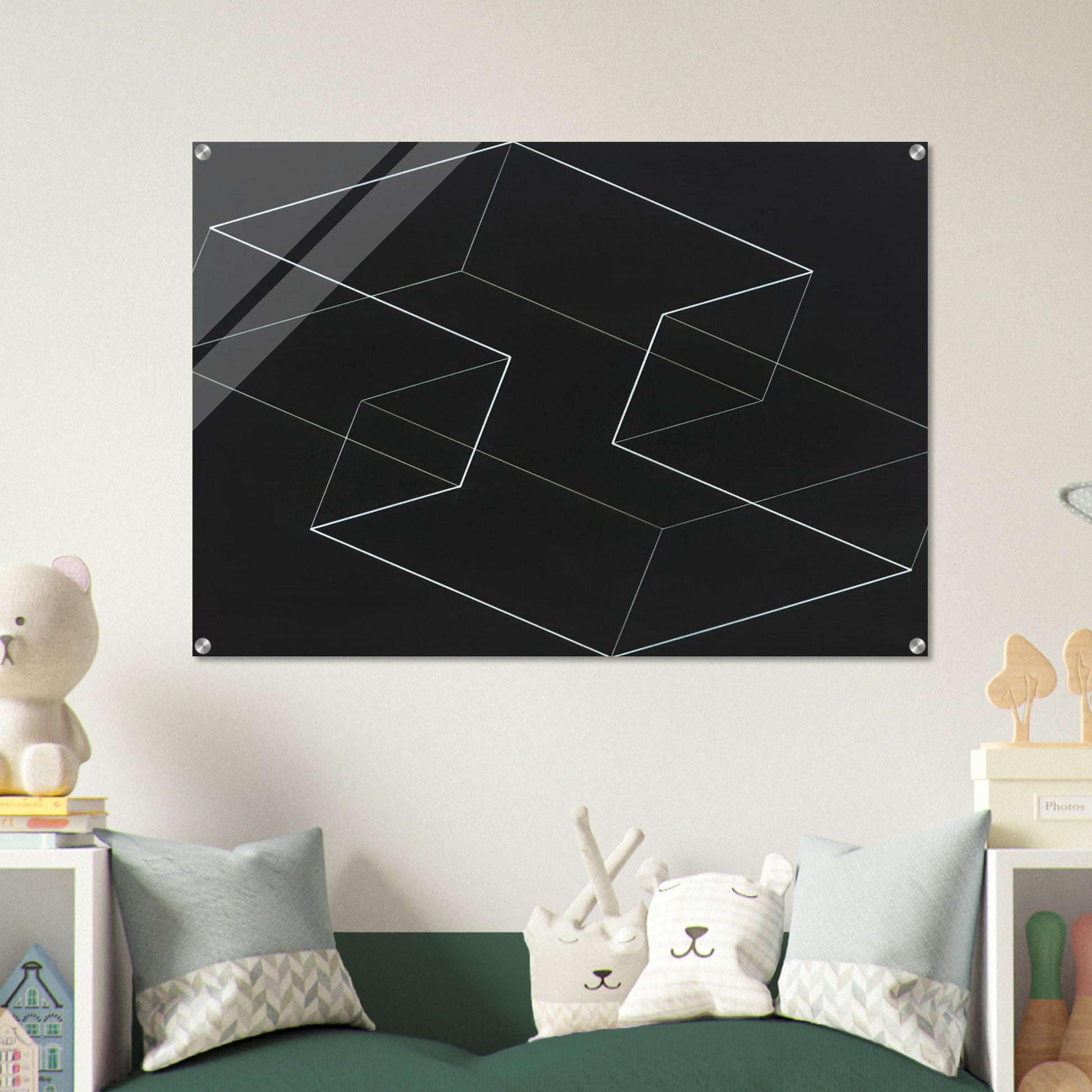 M 5 1954 - Josef Albers Acrylic Print - 70x100 cm / 28x40″ inches | Josef Albers Wall Art | Josef Albers Prints
