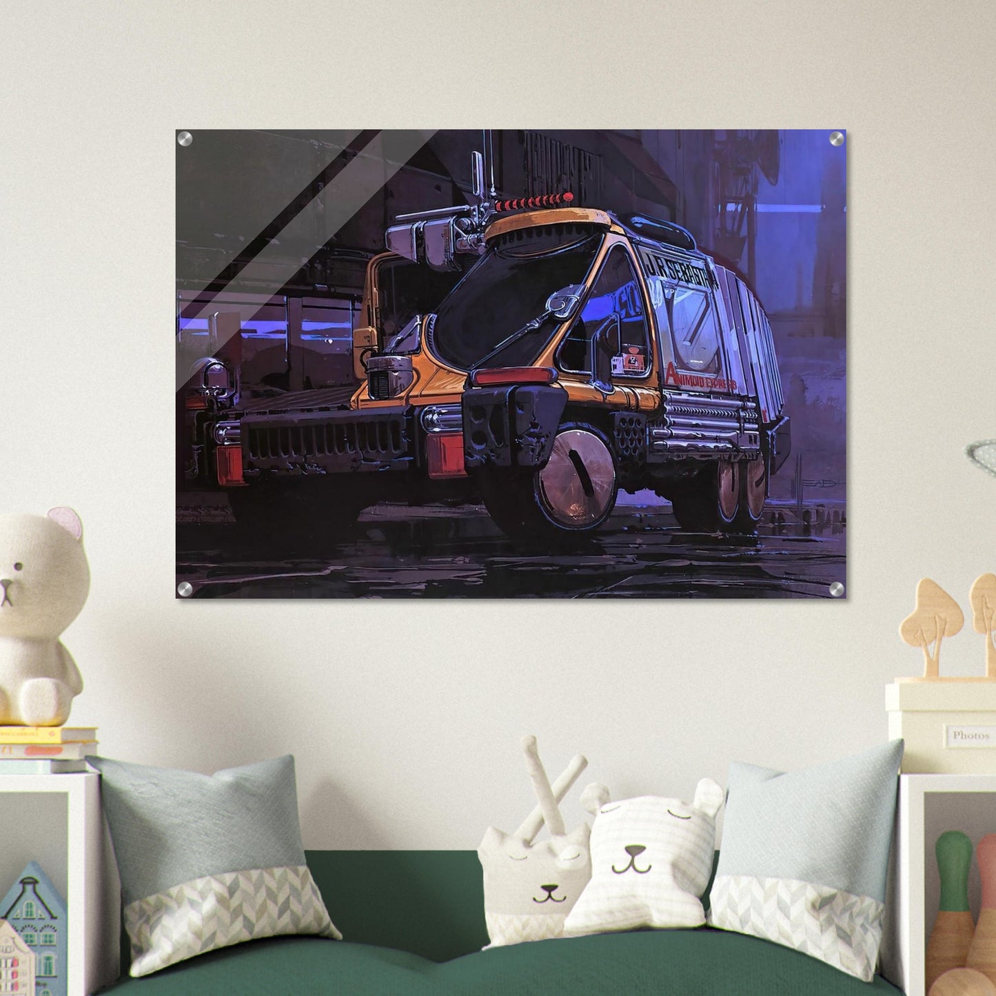 Syd Mead - Syd Mead Acrylic Print - 70x100 cm / 28x40″ inches