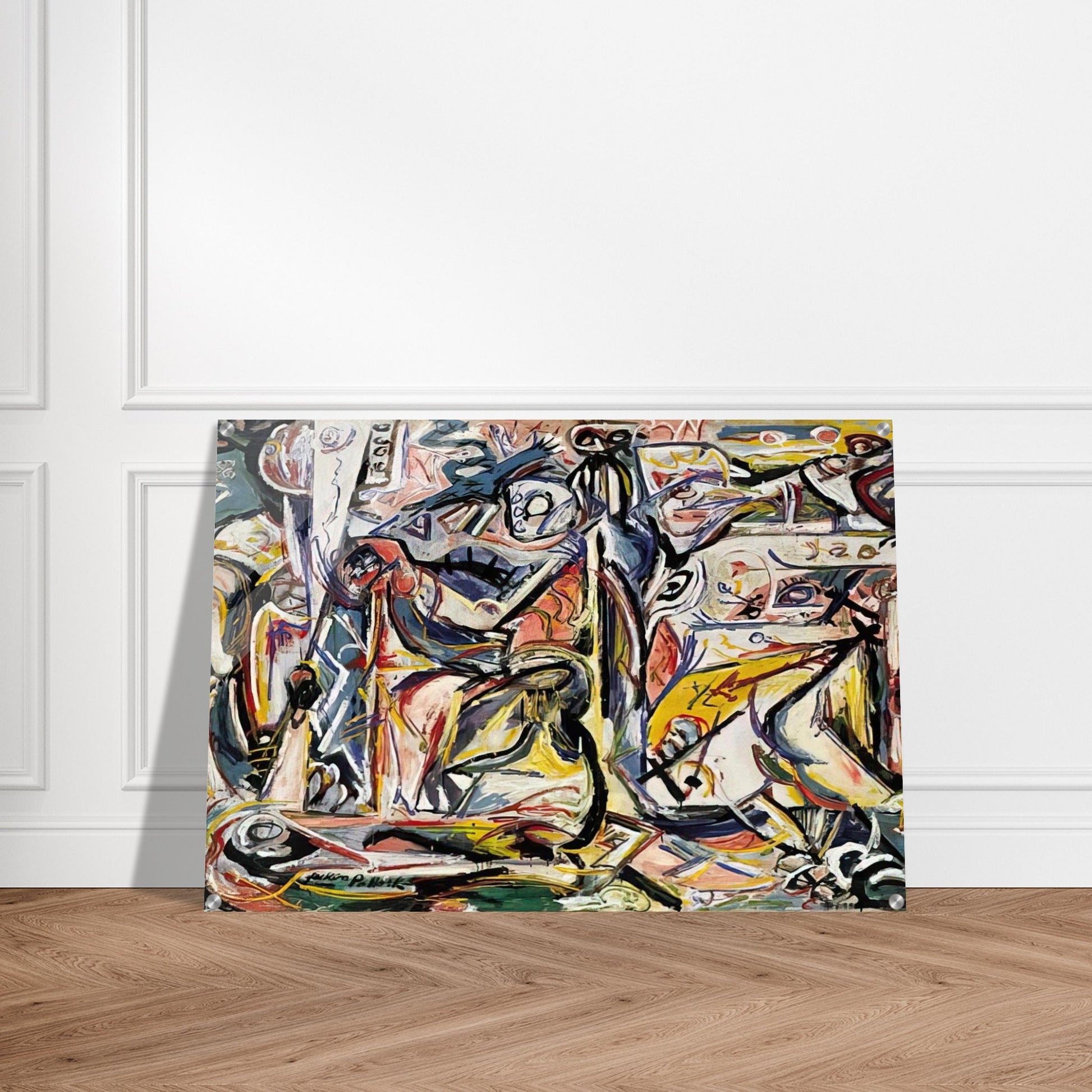 CIRCUMCISION JANUARY 1946 1 - Jackson Pollock Acrylic Print - 70x100 cm / 28x40″ inches