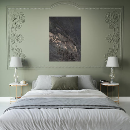 Jay DeFeo/BIG/Incision - Jay DeFeo Brushed Aluminum Print - 70x100 cm / 28x40 inches | Jay DeFeo Aluminum Print | Jay DeFeo Prints