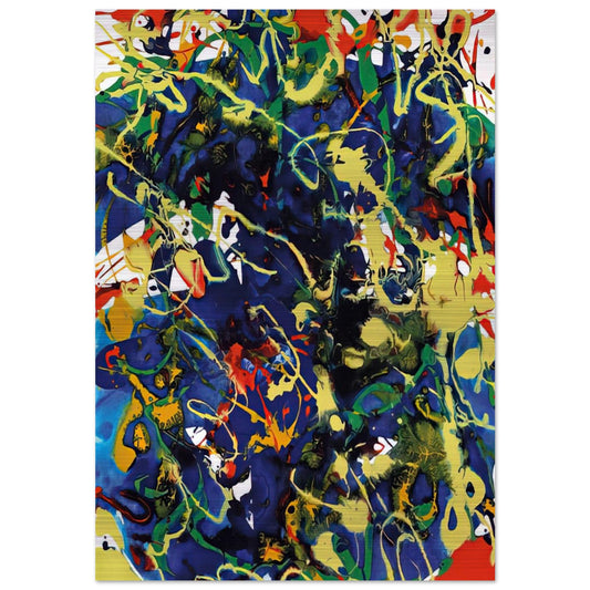 Untitled  SFP94-63  SFF 1737  - Sam Francis Brushed Aluminum Print - 70x100 cm / 28x40 inches | Sam Francis Aluminum Print | Sam Francis Prints