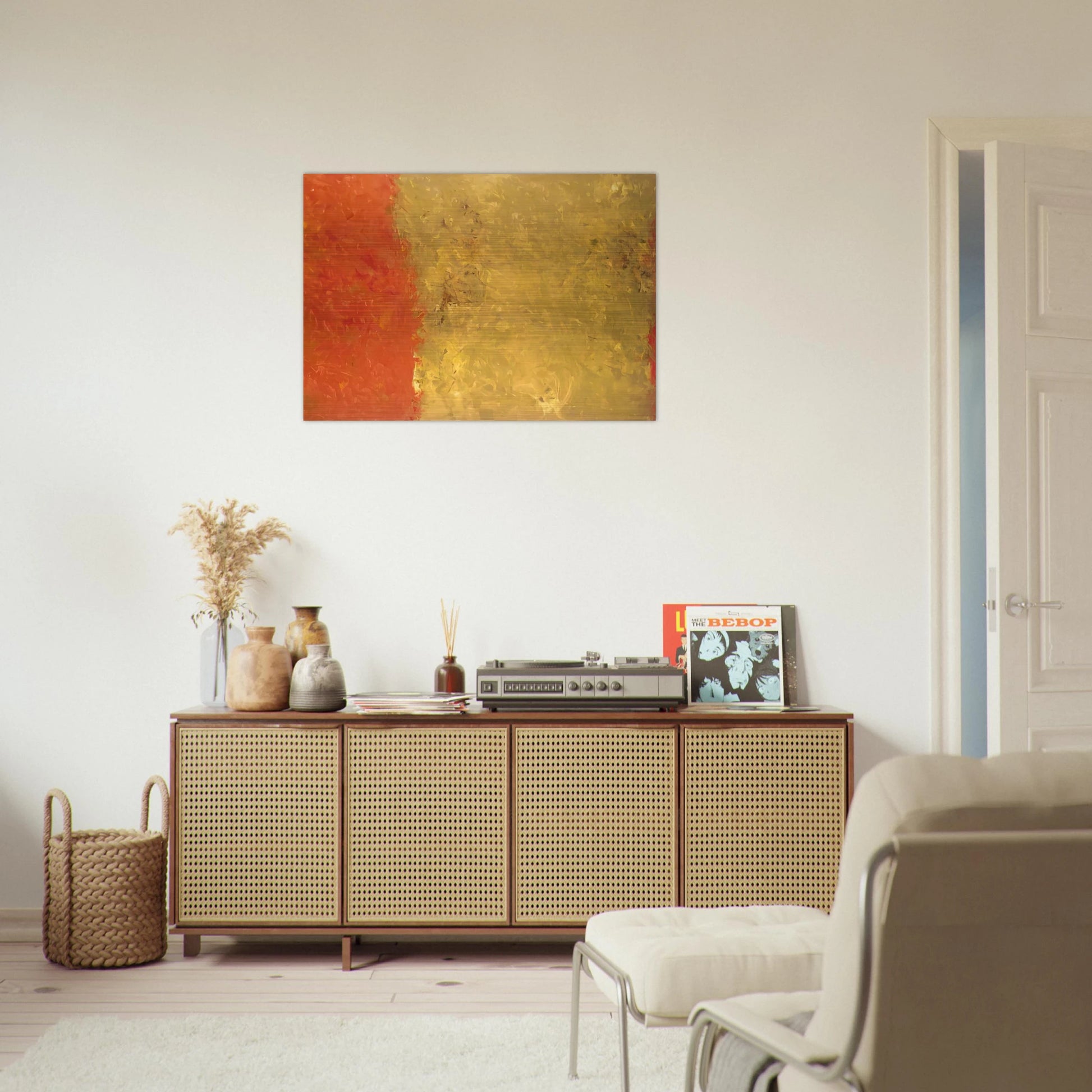 Aristo I - 1959 - Theodoros Stamos Brushed Aluminum Print - 70x100 cm / 28x40 inches | Theodoros Stamos Aluminum Print | Theodoros Stamos Prints
