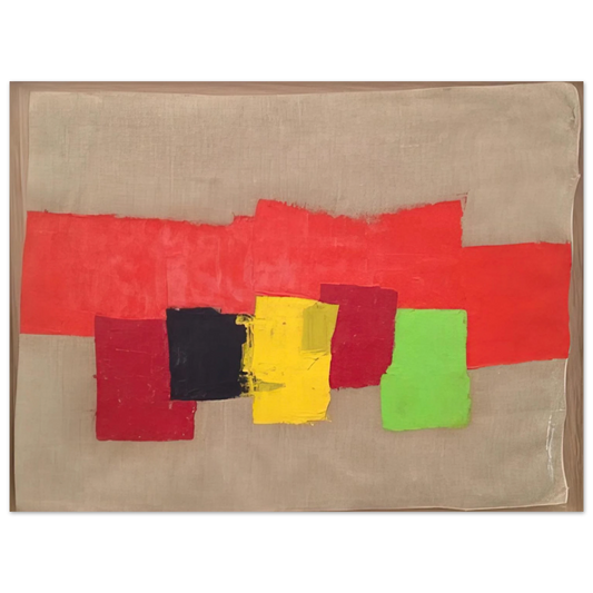 Etel Adnan - Untitled - 1970  75x100 cm / 30x40inches Fine Art Poster