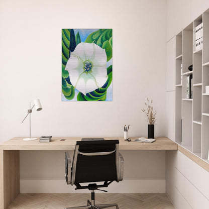 Jimson Weed - Georgia O'Keeffe Brushed Aluminum Print - 70x100 cm / 28x40 inches | Georgia O'Keeffe Aluminum Print | Georgia O'Keeffe Prints