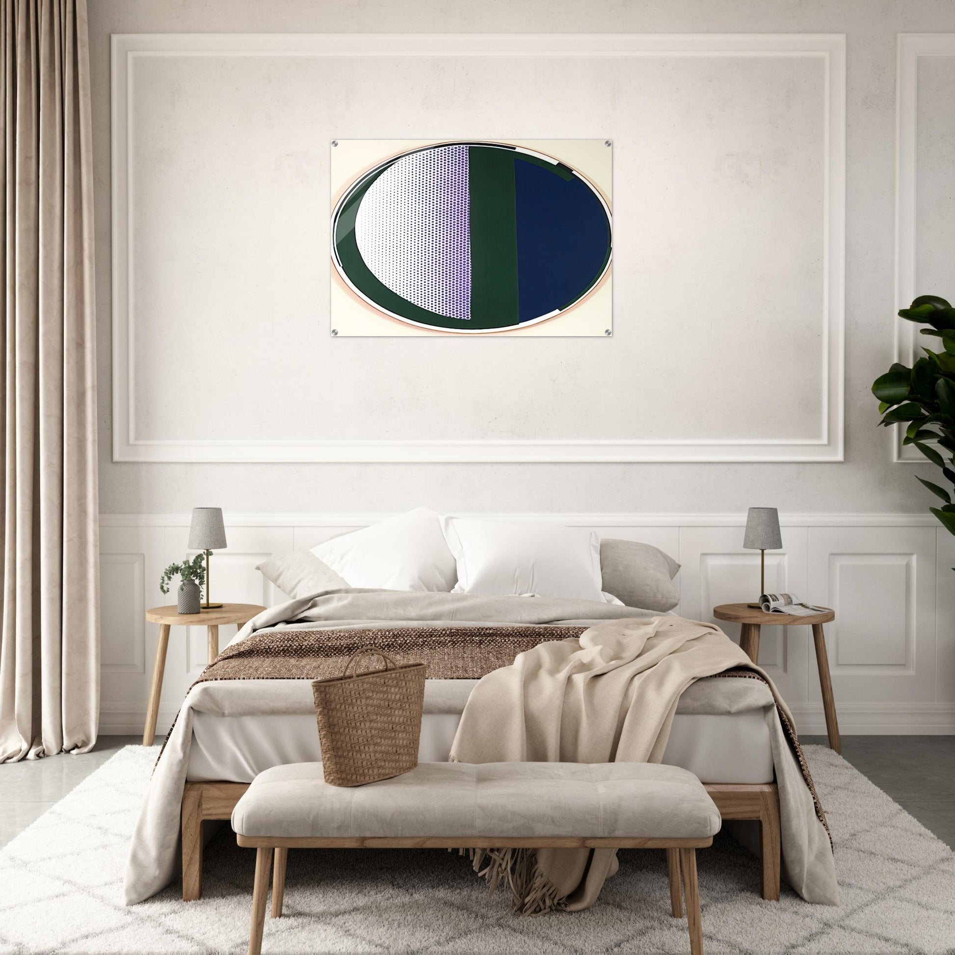 MIRROR 1972 - Roy Lichtenstein Acrylic Print - 70x100 cm / 28x40″ inches | Roy Lichtenstein Wall Art | Roy Lichtenstein Prints