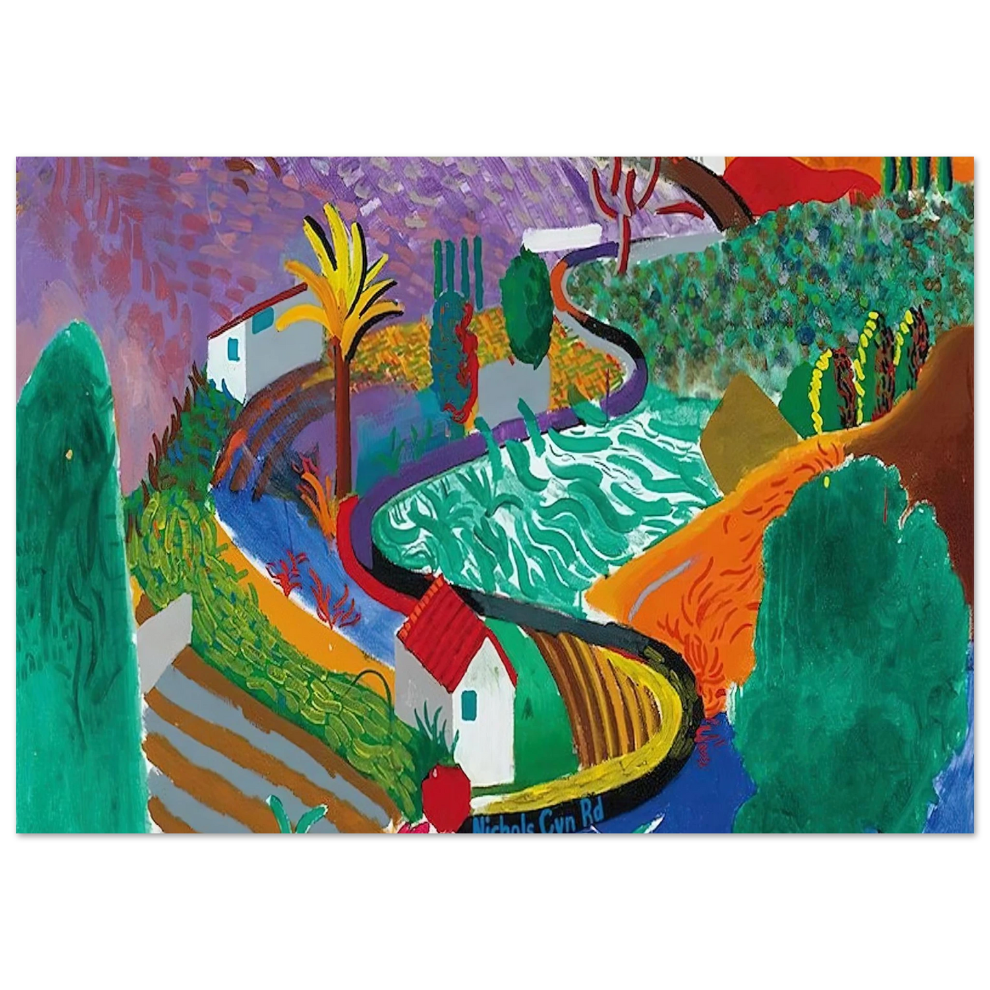 David Hockney - David Hockney Wall art - 30x45 cm / 12x18 inches - Fine Art Poster-canvas - -