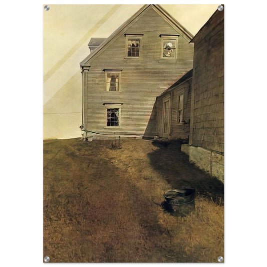 WEATHERSIDE - Andrew Wyeth Acrylic Print - 70x100 cm / 28x40″ inches | Andrew Wyeth Wall Art | Andrew Wyeth Prints
