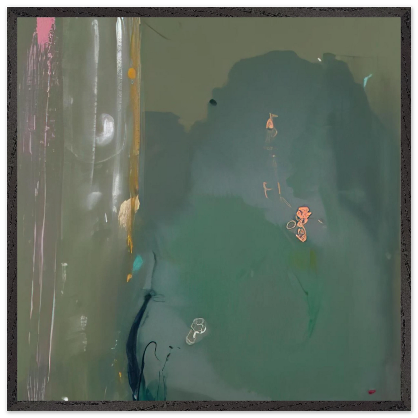 Helen Frankenthaler - CÃƒÆ’Ã‚Â´te d Argent - 1980 Wall art - 60x90 cm / 24x36 inches - Fine Art Poster-canvas - -