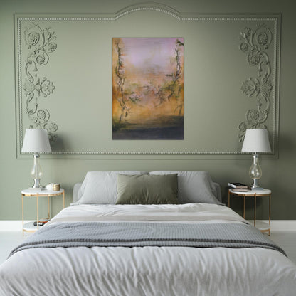 25 5 2001 2001 - Zao Wou-Ki Brushed Aluminum Print - 70x100 cm / 28x40 inches | Zao Wou-Ki Aluminum Print | Zao Wou-Ki Prints