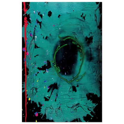 Eyes That Dream - 20.3.08 Clifford Dies - 2008 - John Hoyland Art Prints - 100x150 cm / 40x60″ inches | John Hoyland Poster | John Hoyland Prints