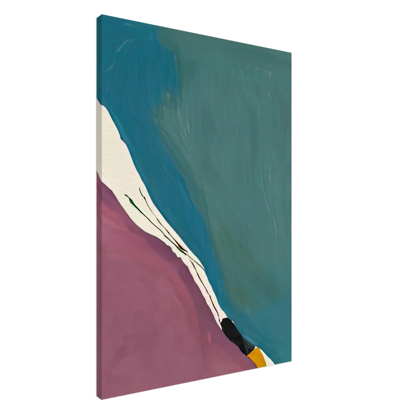 Helen Frankenthaler - Red Travels, 1971- Wall Art - 60x80 cm / 24x32 inches - Fine Art Poster-canvas - -