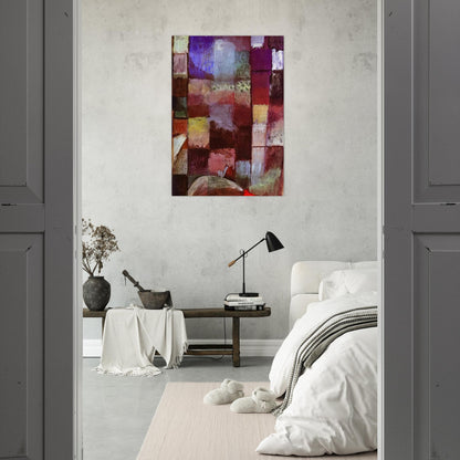 HAMAMET 1914 - Paul Klee Brushed Aluminum Print - 70x100 cm / 28x40 inches | Paul Klee Aluminum Print | Paul Klee Prints