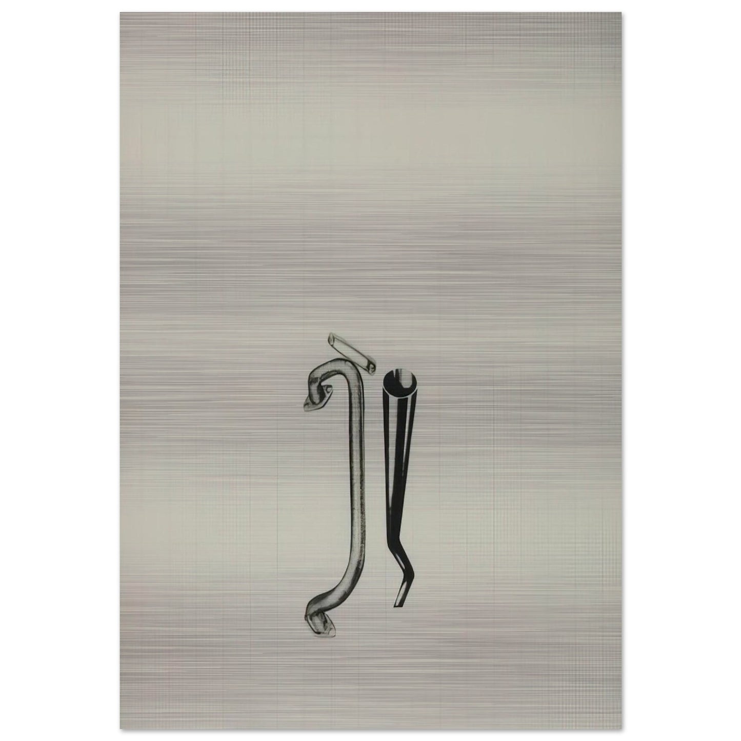 TOOL BOX 7 1966 - Jim Dine Brushed Aluminum Print - 70x100 cm / 28x40 inches | Jim Dine Aluminum Print | Jim Dine Prints