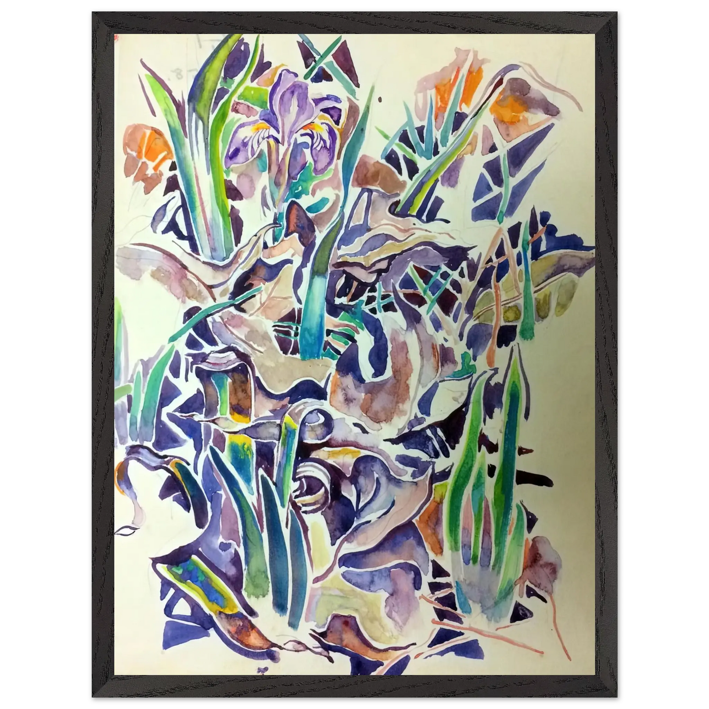Walter Inglis Anderson - Walter Anderson Wall art - A2 (42 x 59.4  cm) - Premium Wooden Framed Poster With Fine Art Paper - White frame