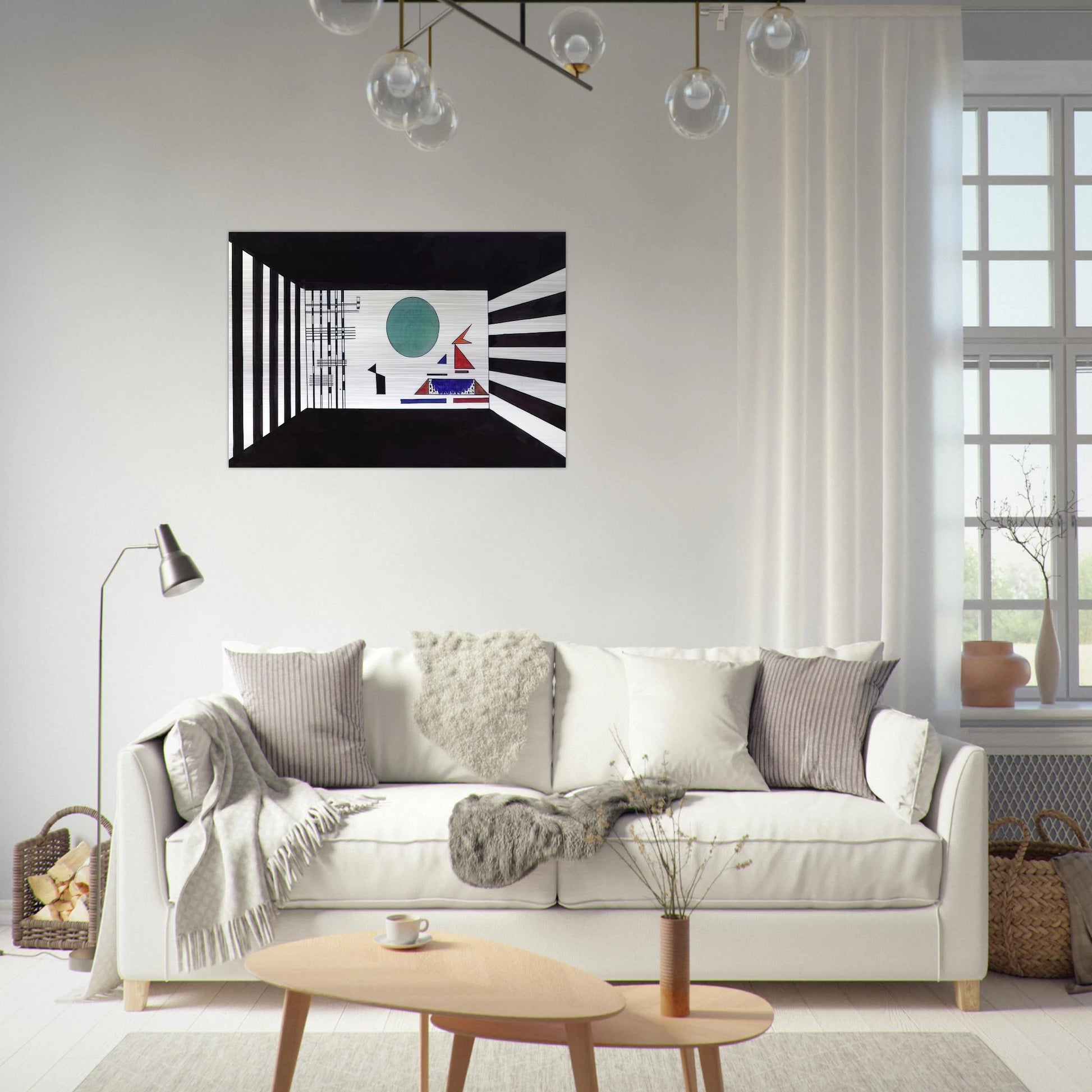 NOT_DETECTED_189367 - Wassily Kandinsky Brushed Aluminum Print - 70x100 cm / 28x40 inches | Wassily Kandinsky Aluminum Print | Wassily Kandinsky Prints