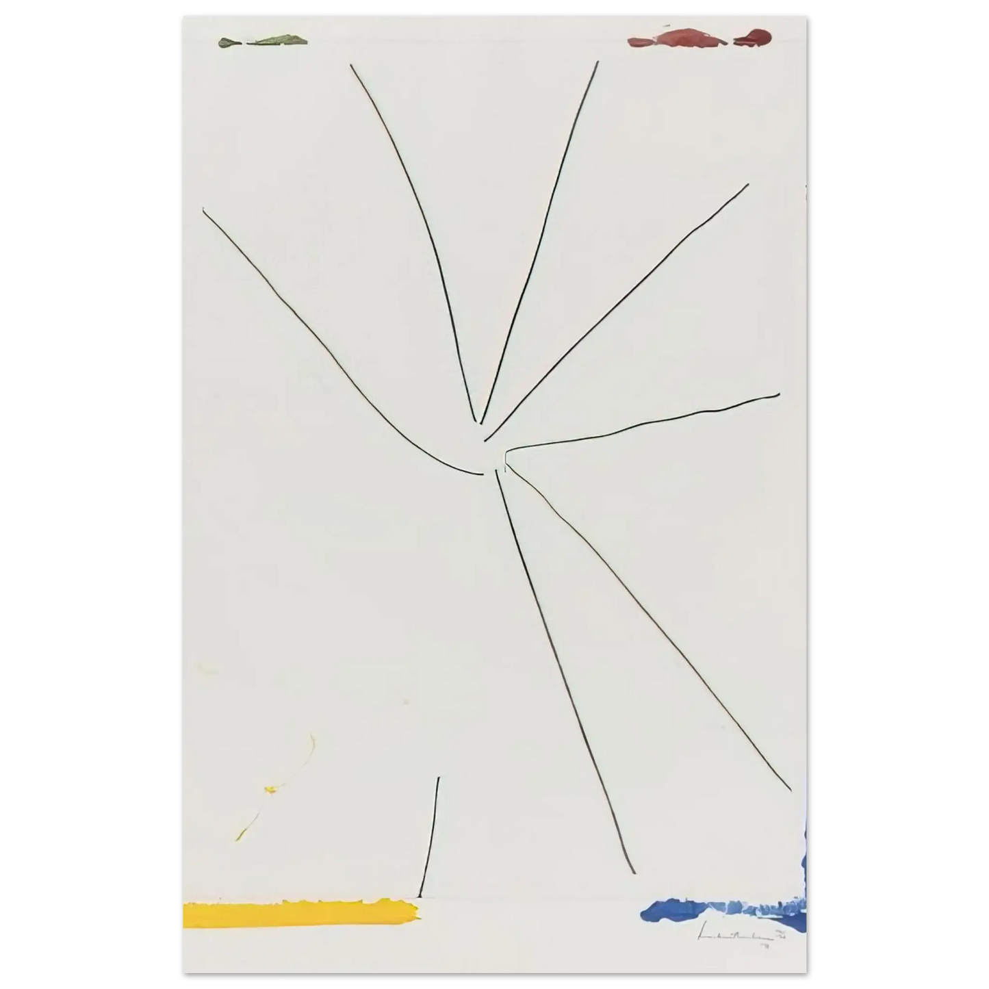 Helen Frankenthaler - Free Wheeling - 1971 Wall art - 15x20 cm / 6x8 Inches - Fine Art Poster - -