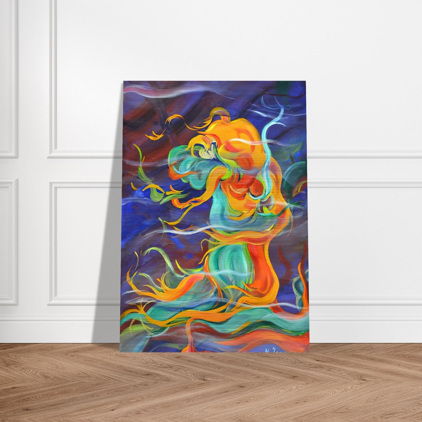 Wind - 1963 - Konrad Zuse Brushed Aluminum Print - 70x100 cm / 28x40 inches | Konrad Zuse Aluminum Print | Konrad Zuse Prints