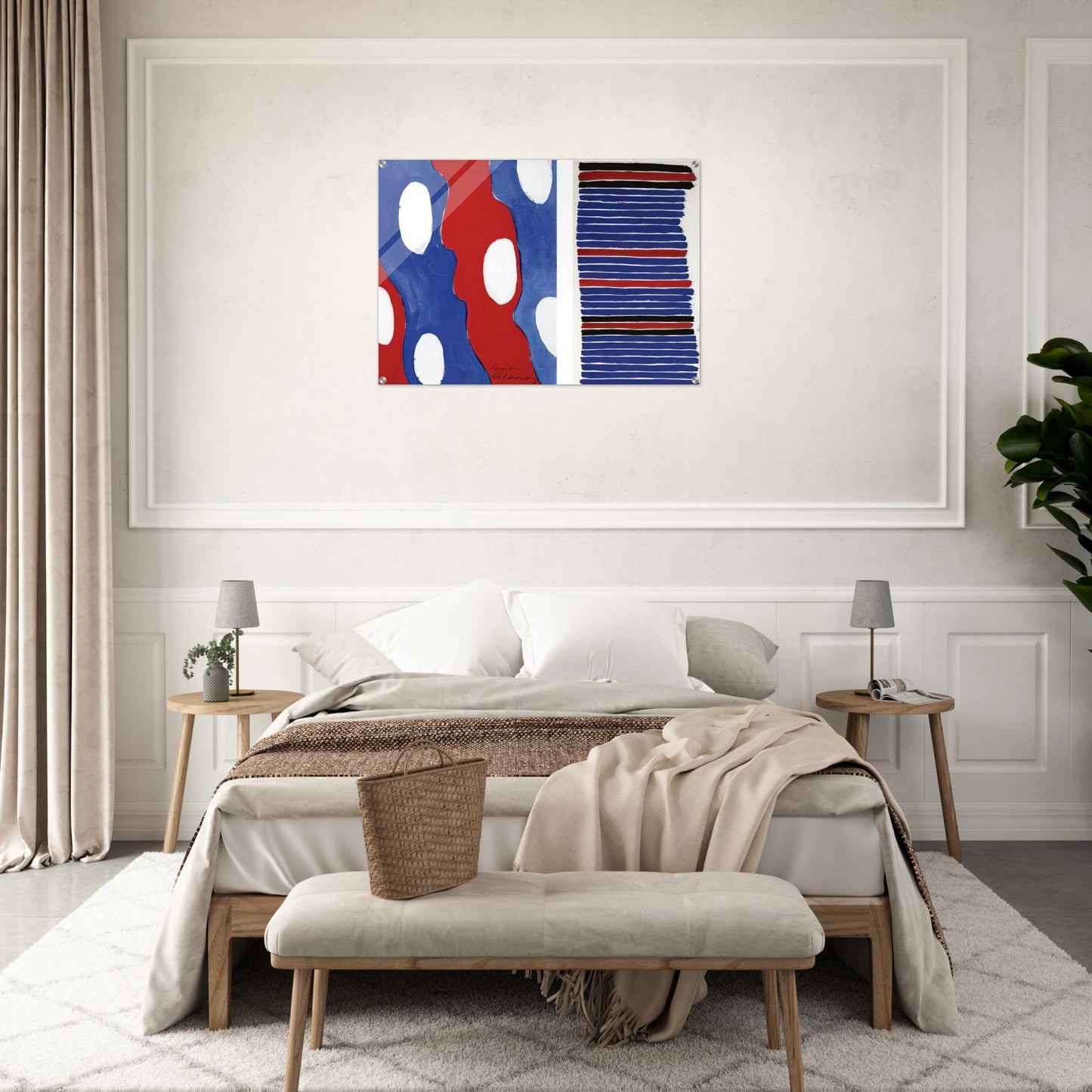 TISSU PROJECT - Sonia Delaunay Acrylic Print - 70x100 cm / 28x40″ inches