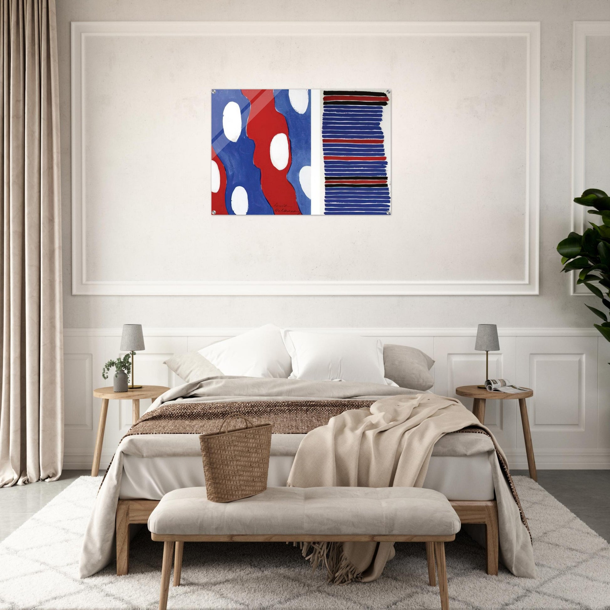 TISSU PROJECT - Sonia Delaunay Acrylic Print - 70x100 cm / 28x40″ inches