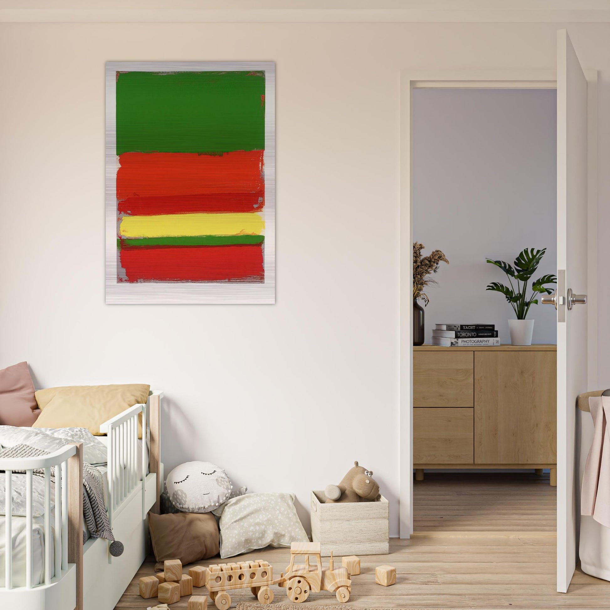 Untitled from the Shapes of Colour - 1978 - Patrick Heron Brushed Aluminum Print - 70x100 cm / 28x40 inches | Patrick Heron Aluminum Print | Patrick Heron Prints