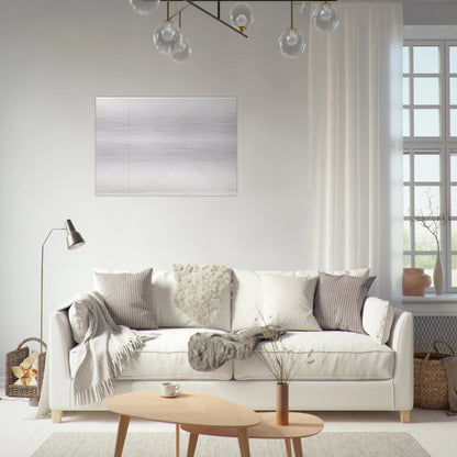 White on White - Ellsworth Kelly Brushed Aluminum Print - 70x100 cm / 28x40 inches | Ellsworth Kelly Aluminum Print | Ellsworth Kelly Prints