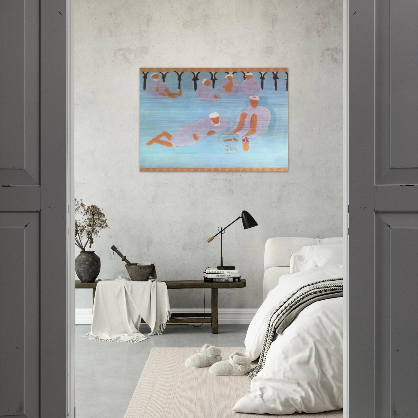 MOROCCAN CAF 1913 - Henri Matisse Brushed Aluminum Print - 70x100 cm / 28x40 inches | Henri Matisse Aluminum Print | Henri Matisse Prints
