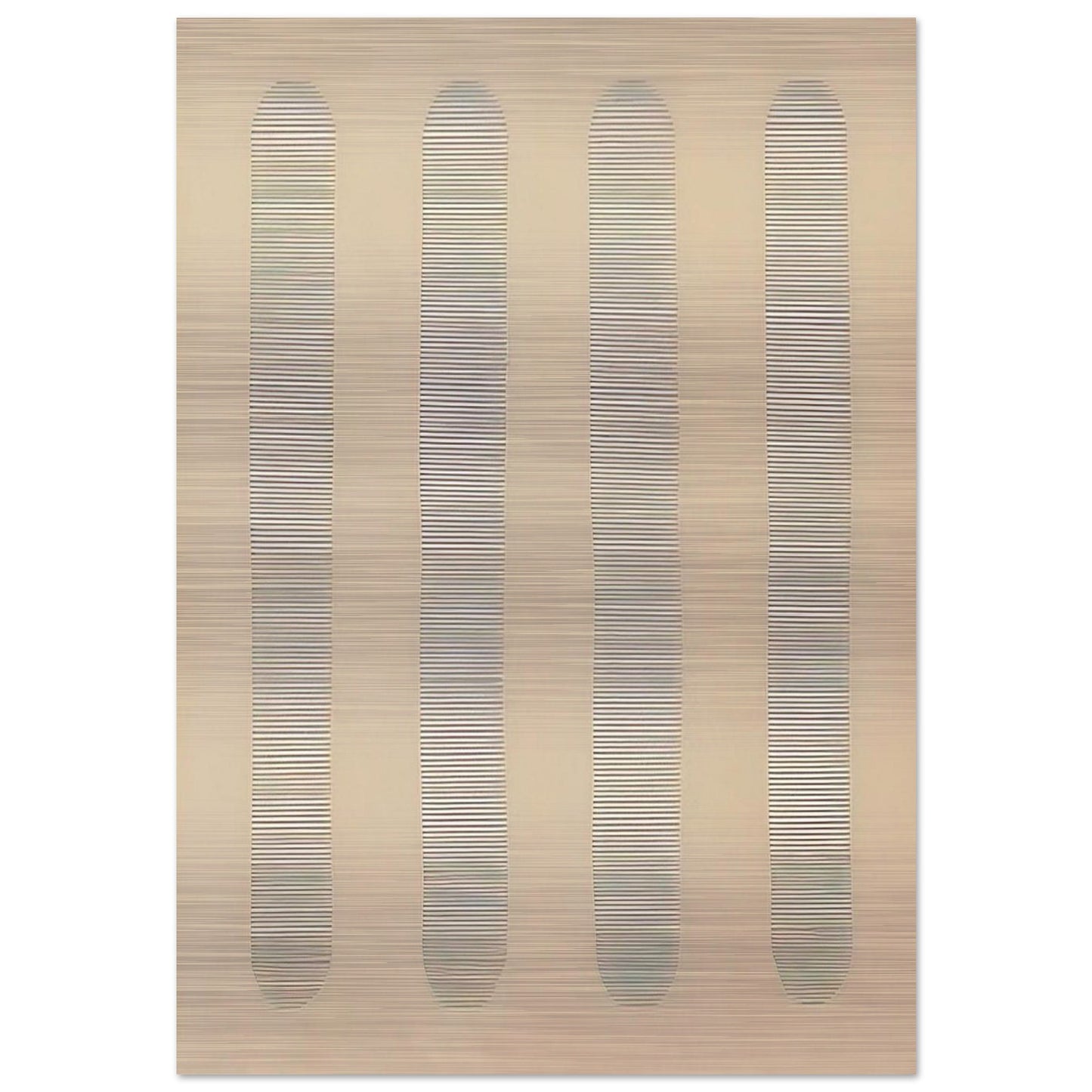 Columns - Agnes Martin Brushed Aluminum Print - 70x100 cm / 28x40 inches | Agnes Martin Aluminum Print | Agnes Martin Prints