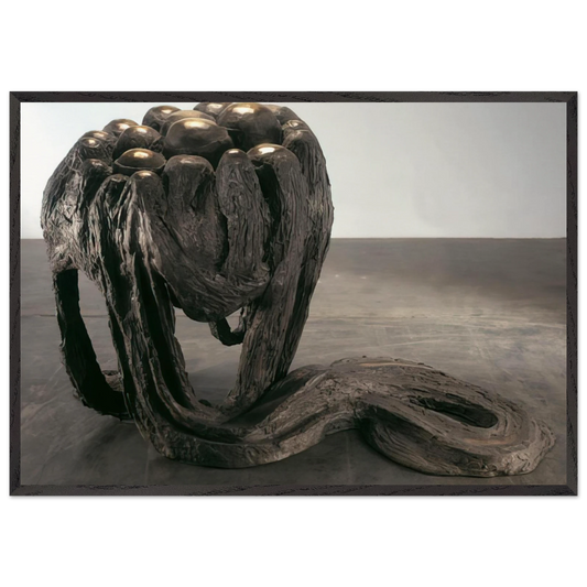 AVENZA REVISITED II 1969 - Louise Bourgeois 70x100 cm / 28x40 inches Framed Art Print – Black Wooden Frame
