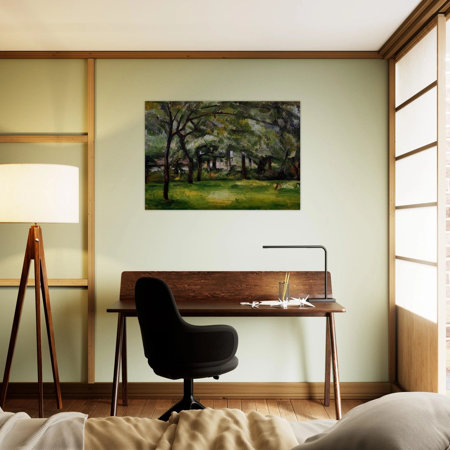 Farm in Normandy. Summer - Paul Cézanne Brushed Aluminum Print - 70x100 cm / 28x40 inches | Paul Cézanne Aluminum Print | Paul Cézanne Prints