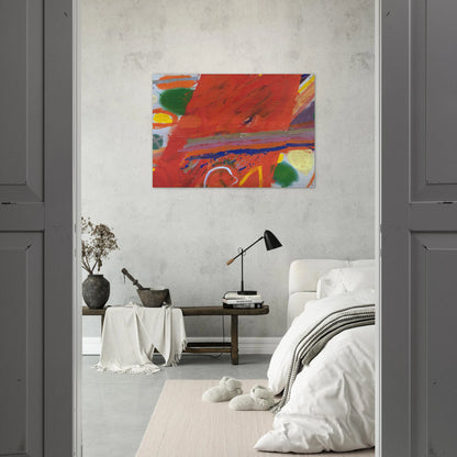 Empress - 1982 - Albert Irvin Brushed Aluminum Print - 70x100 cm / 28x40 inches | Albert Irvin Aluminum Print | Albert Irvin Prints