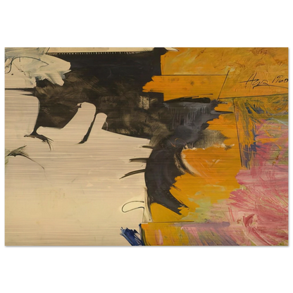 Psychoseismorama II - 1960 - Hassel Smith Brushed Aluminum Print - 70x100 cm / 28x40 inches | Hassel Smith Aluminum Print | Hassel Smith Prints
