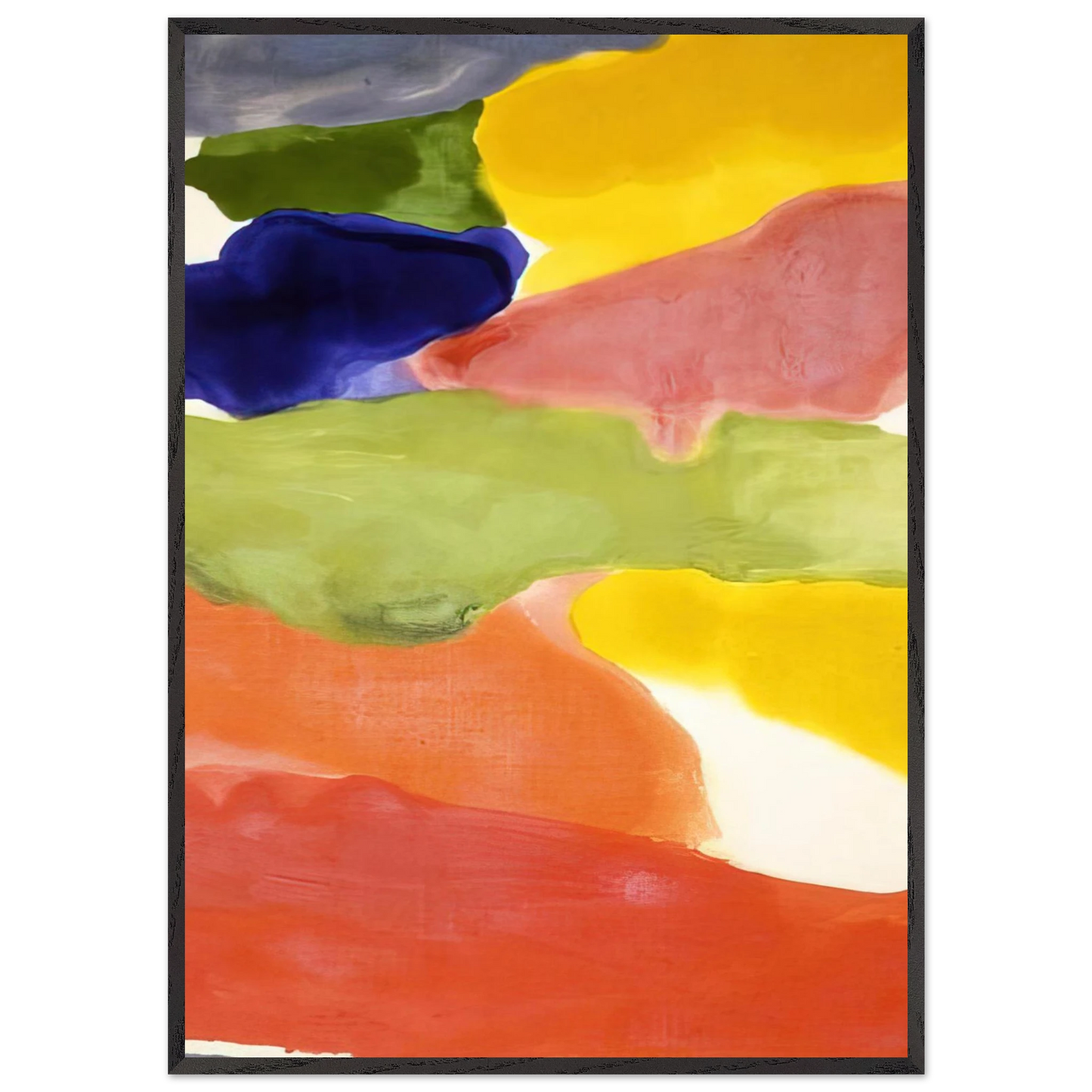 Helen Frankenthaler - Tutti-Fruitti - 1966 Wall art - 30x40 cm / 12x16 inches - Fine Art Poster-canvas - -