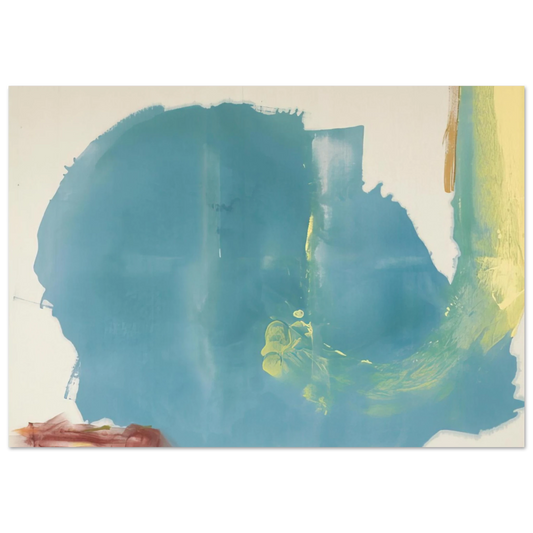Helen Frankenthaler - Where Necessary - 1977 Wall art - 13x18 cm / 5x7 inches - Fine Art Poster-canvas - -