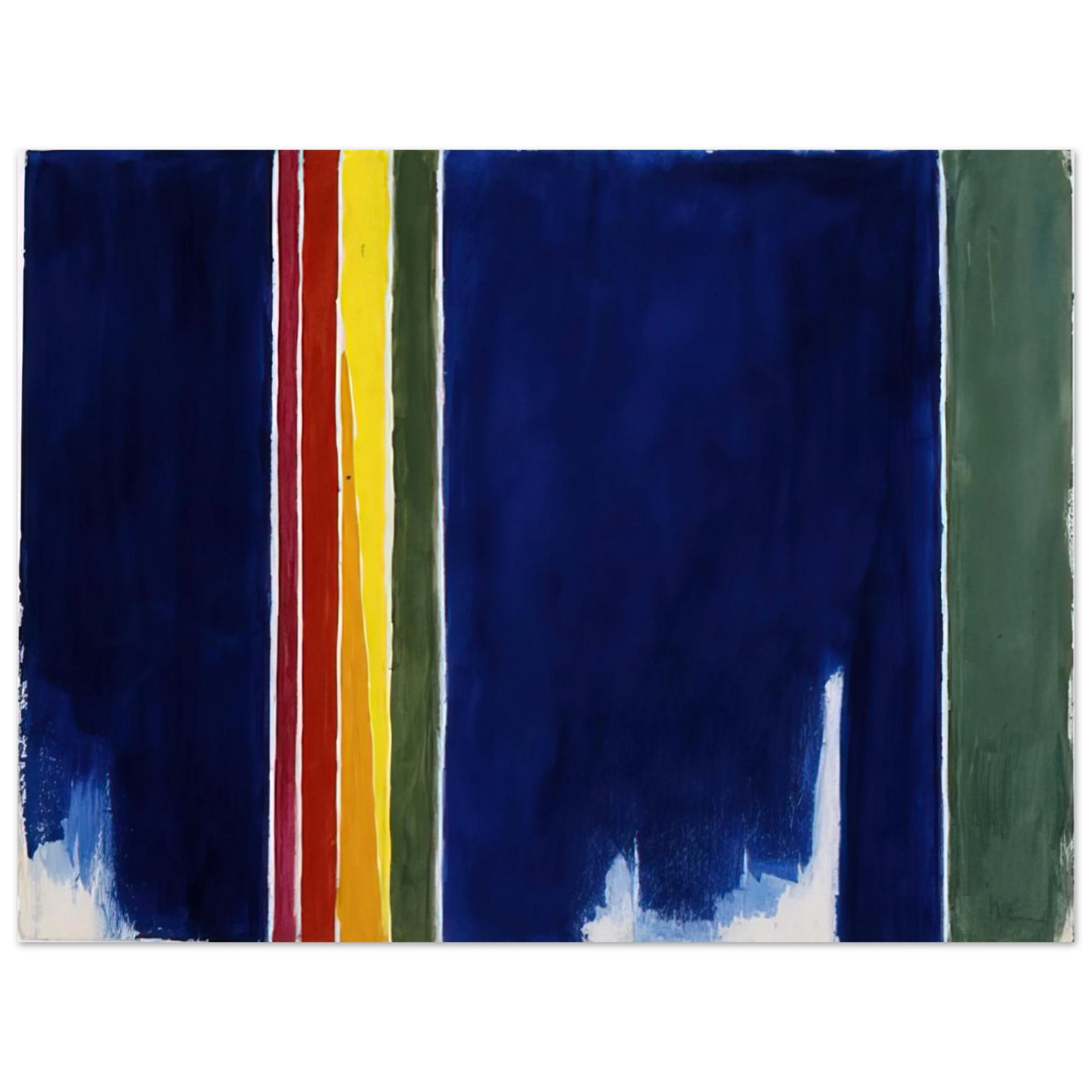 Alma Woodsey Thomas - ATMOSPHERIC EFFECTS I 1970  75x100 cm / 30x40inches Fine Art Poster