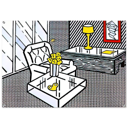 THE DEN 1990 - Roy Lichtenstein Acrylic Print - 70x100 cm / 28x40″ inches