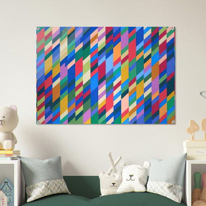 NATARAJA 1993 - Bridget Riley Acrylic Print - 70x100 cm / 28x40″ inches