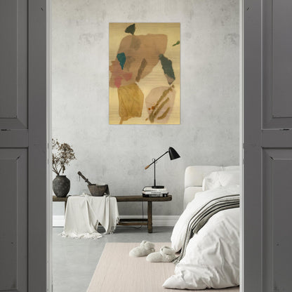 Lemon Yellow - 1950 - Kenzo Okada Brushed Aluminum Print - 70x100 cm / 28x40 inches | Kenzo Okada Aluminum Print | Kenzo Okada Prints