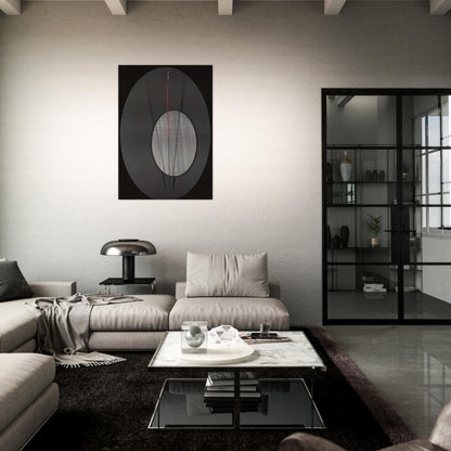 L OEIL DE BOEUF - Jesus Rafael Soto Brushed Aluminum Print - 70x100 cm / 28x40 inches | Jesus Rafael Soto Aluminum Print | Jesus Rafael Soto Prints